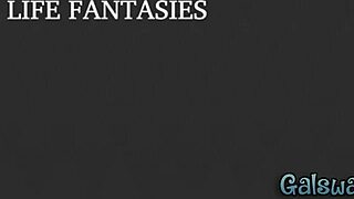 Jenevieve Hexxx bends Serene Siren for flexible tribbing pussy lick