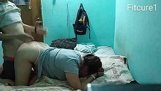 Doggy And Cowgirl With Pink White Thong Latina Amateur