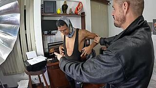 uhh rola safada behind cameras when vivi marques arrives dripping wet