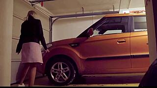 Blonde Kristy, show me your naughty thong lesson skills!