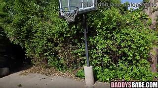 Stepdad fucks basketball-playing stepdaughter hard in taboo pov