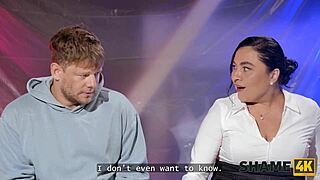 hey boss lady christina why you lettin this stranger wreck your hairy pussy at work