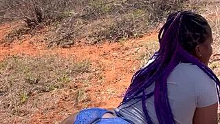 wanna see this ebony couple's wild forest fuck compilation dripping wet?