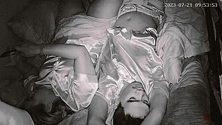 Asian Brunette Girlfriend Deepthroats Monster Cock Cowgirl Rides to Orgasm Homemade