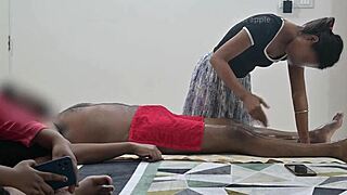 i flash step sis happy ending massage explodes cum