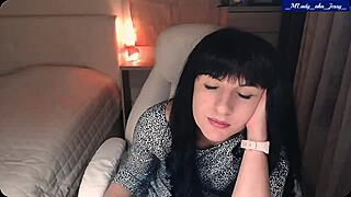 Mlady Jessy Teases Perky Nipples And Rips Lingerie For Pussy Groping