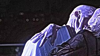 Hey milf, wanna see this big cock beauty get outdoor heels facial cumshot?