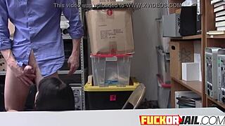 aryana... uh, got pounded hard by the mall security guard