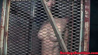 wanna see this redhead sub's nipples clamped then vibed hard?