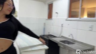 Fucked Hot Latina Realtor Bent Over After Apartment Tour