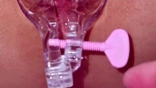 Girlfriend's Fat Ass Gaped in Long Anal Stretching Humiliation Session