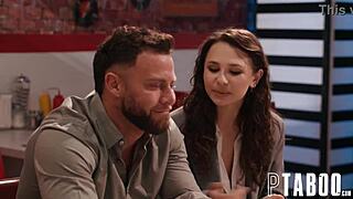 seth gamble pounds petite liz jordan in taboo couple fantasy