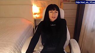 Helga's bad sexy striptease rips clothes vibes her sweet pussy 04-10-2021