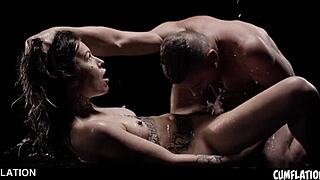 Tattooed whore anal creampie squirting cumflation Tabitha Poison