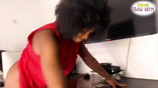 watch this boss pound 400+ big asses in office - ebony beauty shakes hers!