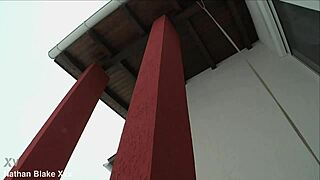 horny hungarian aliz gets butthole stretched by two dicks hard