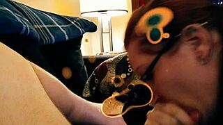 wanna blowjob on football sunday from sexy redhead milf wife?