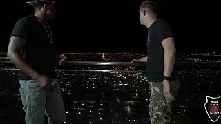 mini skinny stallion warms up on rome major's monster cock 🔥🍆😏