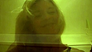 Sophie teases with balloons masturbating in living room then bathroom