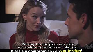 Blonde Big Tits Bombshell Sucks And Fucks Passionately!