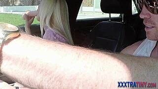 Petite 18+ Teen Strokes and Sucks Massive Long Dong