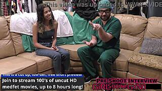 perv doctor humiliates aria nicole ass fingering in hospital