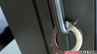 Cops Or Cock? Keisha Grey Bound Deepthroat Spanked in Garage