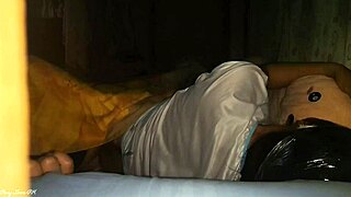 horny petite asian fucks wet pussy while wife works homemade creampie