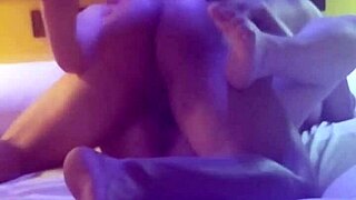 Curvy Brazilian Wife in Lingerie Destroys Her Academy Teacher on Bed!