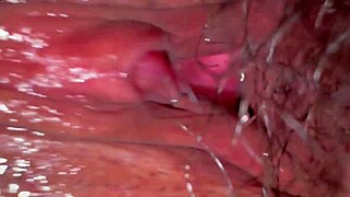 a virgin wife takes cock first time at christmas... so wet and shaved