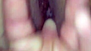fucking wife's juicy wet pussy hard cumming squirt attempts hot amateur wife creampie