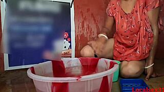 Fucking Hard Devar Bhabhi in Steamy Bathroom Office Quickie