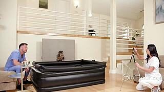 british hottie seth ritchie grinds oiled nuru massage tutorial