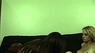 east meets wet asian brunette lesbian pussy licking