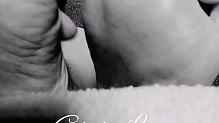 barefoot amateur teases with her sexy feet fetish close-up