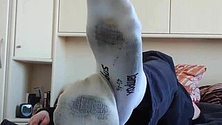 Meine Weißen Sneaker Socken Tease Chubby German Feet Solo