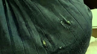 Wife's fat ass bounces on cock with multiple squirting orgasms?