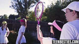 big tits besties in foursome pov... we FUCK hardcore after sixtynine licking then eat jizz!!