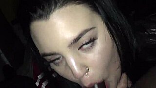 19YO Spanish Teen Deepthroats Massive Black Cock!