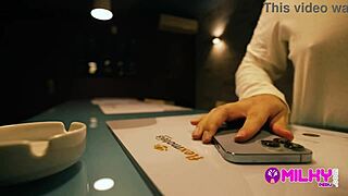 horny brazilian secretary's huge ass pays the price in hardcore sofa sex