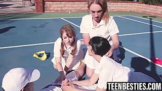 big tits besties in foursome pov... we FUCK hardcore after sixtynine licking then eat jizz!!