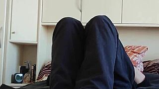 Meine Weißen Sneaker Socken Tease Chubby German Feet Solo