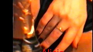 Alicia Dances and Masturbates Her Pussy Close