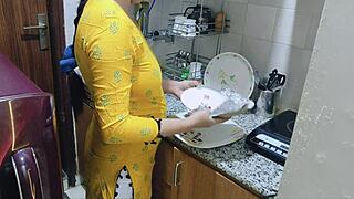 Hey, what if I caught my horny stepmom bending over in the kitchen?