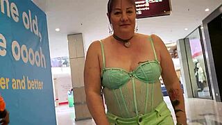 i'm that trashy pierced milf slut flashing pussy at mall then busy street...