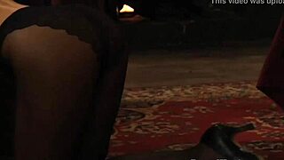 lesbian slave kneels in lingerie before her dominant madame