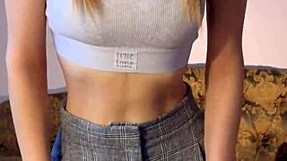 Petite 18+ Maiskii Teen Fingers Pussy Wild!