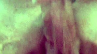 watch me jerk off while bathing my monster cock!