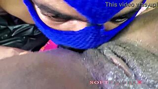 Chubby Pussy Dripping Wet from His Hungry Lick and Suck