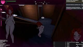 A MODEST GIRL gets CAUGHT exhibiting her HUGE TITS and ASS in hentai game